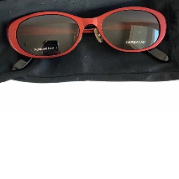 Derek Lam VERONICA Sunglasses Color red BURGUNDY BLOCK TITANIUM POLARIZED LENS main image 7